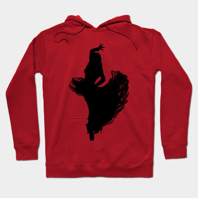 Dancing tango woman Hoodie by AndreyG